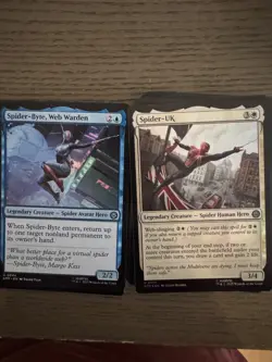 Spider-Man MTG Bulk Lot Cards! NM/M From Collector Booster box FOILS & Non-foils - Image 4