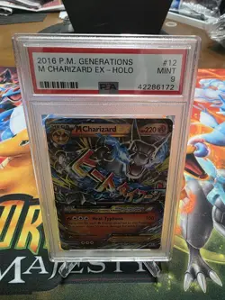 Pokemon Mega Charizard EX TCG Holo Ultra Rare Card 12/83 XY Generations PSA 9 MT - Image 1