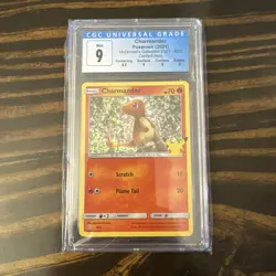 Pokemon 2021 McDonald's Charmander Holo Card TCG 9/25 Promo - Image 1