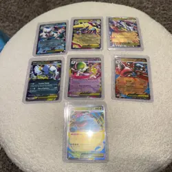 Pokemon TCG Mega Evolutions EX Card Lot of 7 as seen in pics pack fresh - Image 1