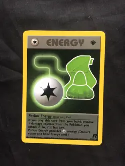 Pokemon Cards: Team Rocket 1st Edition Uncommon: Potion Energy 82/82 - Image 1