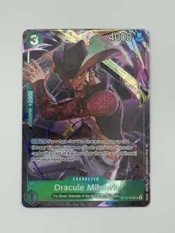 Dracule Mihawk (Illustration Box Vol.4) ST12-003 One Piece Promotion Cards Foil - Image 1