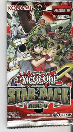 Yu-Gi-Oh Cards Star Pack ARC-V Booster Packs (5 Pack Lot) Sealed, Unsearched - Image 1