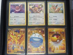 Pokemon Binder Cards Bundle - 90+ Cards | Gold Cards | Promos | Holo | More... - Image 1
