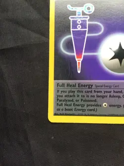 Pokemon Cards: Team Rocket 1st Edition Uncommon: Full Heal Energy 81/82 - Image 5