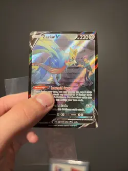Pokemon TCG Zacian v Astral Radiance Trainer Gallery Holo Card TG21/TG30 Swsh10 - Image 3