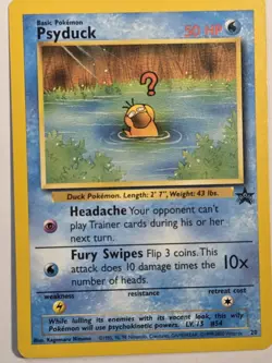 Pokemon Wotc Black Star Promo # 20/53 PSYDUCK Good Clean Card - Image 1