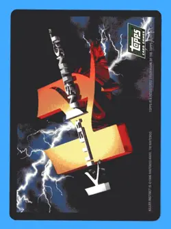 1996 TOPPS NINTENDO CCG KILLER INSTINCT BZZRAK PROMO CARD NEUTRAL GROUND ARENA - Image 1