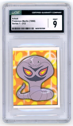 1998 Pokemon Merlin Arbok Series 1-212 CGC 9 - Image 1