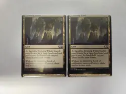 MTG Miscut Evolving Wilds Pair M15 Magic The Gathering - Image 1