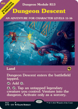 Dungeon Descent - Dungeon Module Light Play, English Magic the Gathering MTG Adv - Image 1