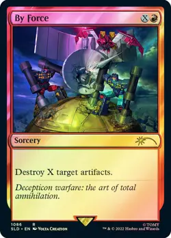 MTG FOIL By Force Transformers Secret Lair - Secret Lair #1086 - Image 1