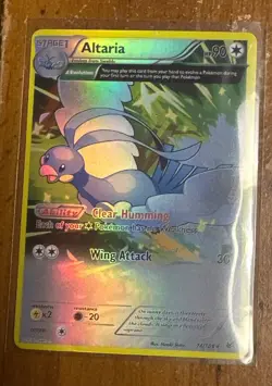 Pokemon TCG Altaria Roaring Skies 74/108 Reverse Holo Rare Card Near Mint - Image 1