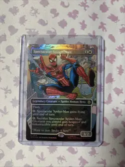 Spectacular Spider-Man (Borderless) Marvel's Spider-Man Foil SPM 0014 NM - Image 1