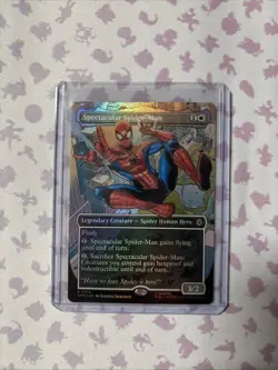 Spectacular Spider-Man (Borderless) Marvel's Spider-Man Foil SPM 0014 NM - Image 2