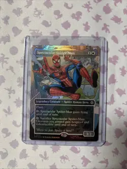 Spectacular Spider-Man (Borderless) Marvel's Spider-Man Foil SPM 0014 NM - Image 3