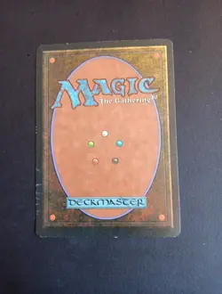 Silver ink Signed by artist Jeff A. Menges MTG Sea Serpent 4th Edition - Image 2