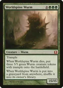 Worldspine Wurm RTR HP MTG - Image 1
