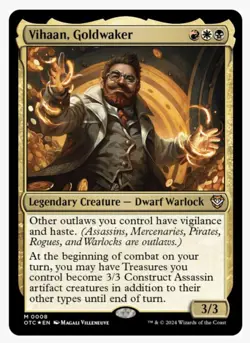 ​Vihaan, Goldwaker | MTG OTC | Mardu EDH Commander Outlaw Treasure | NEW NM+ - Image 1