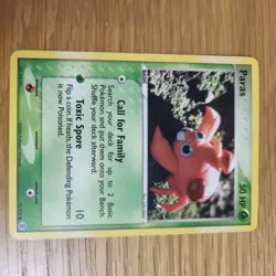 PARAS 72/112 POKEMON CARD (EX LEAFGREEN & FIRERED SET) - Image 2