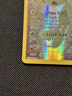 Pokemon TCG Mythical Celebi XY111 Full Art Black Star Holo Promo Card - Image 5
