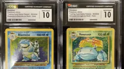 Blastoise And Venusaur Pokemon (2023) Trading Card Game Classic -CGC 10’s - Image 1