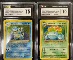 Blastoise And Venusaur Pokemon (2023) Trading Card Game Classic -CGC 10’s - Image 2
