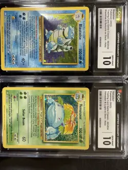 Blastoise And Venusaur Pokemon (2023) Trading Card Game Classic -CGC 10’s - Image 3