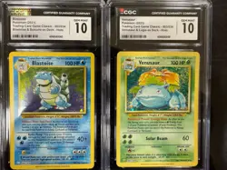Blastoise And Venusaur Pokemon (2023) Trading Card Game Classic -CGC 10’s - Image 4