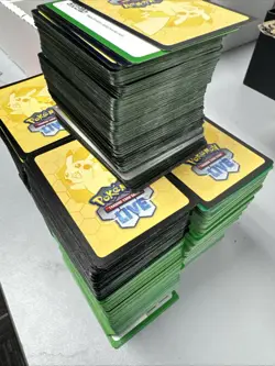 Pokemon TCG Online Live Mega Evolution Code Cards Large lot! - Image 5