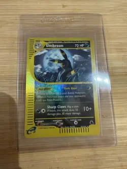 Pokemon TCG Umbreon Skyridge Rare Non-Holo Card 32/144 Vintage LP 2003 - Image 1