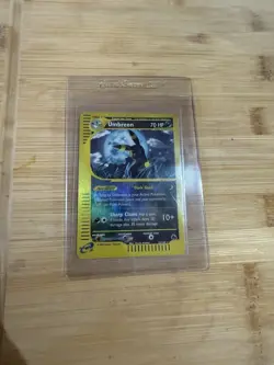 Pokemon TCG Umbreon Skyridge Rare Non-Holo Card 32/144 Vintage LP 2003 - Image 3