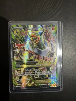 Mega Houndoom EX Full Art 154/162 Pokemon Card Breakthrough Near Mint Minus NM- - Image 1
