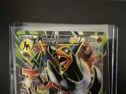 Mega Houndoom EX Full Art 154/162 Pokemon Card Breakthrough Near Mint Minus NM- - Image 2