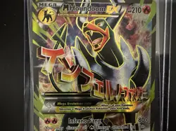 Mega Houndoom EX Full Art 154/162 Pokemon Card Breakthrough Near Mint Minus NM- - Image 3