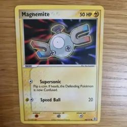 MAGNEMITE 68/112 POKEMON CARD (EX LEAFGREEN & FIRERED SET) - Image 1