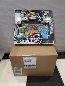 Sealed Case of 6 Pokemon Black Bolt & White Flare Unova Poster Collection Boxes - Image 1
