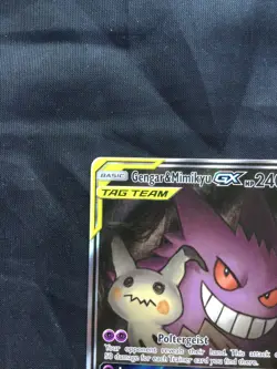 Pokemon Cards: Team Up Ultra Rare Full Art: Gengar & Mimikyu GX 165/181 - Image 2