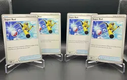 4x Super Rod 188/193 Paldea Evolved Common Playset Pokemon TCG NM/M - Image 1