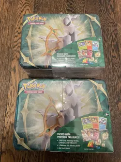 Pokemon TCG Arceus Collector Chest (2-Pack Lot) - Spring 2022 Sealed Tin Box - Image 1