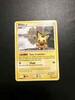 Pichu - 93/123 Mysterious Treasures - Pokemon - 2007 LP/MP Yuka Morii Claydoll - Image 1