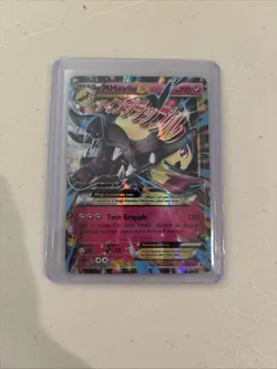 Pokemon TCG Mega Mawile EX XY104 2016 Promo Holo Card, Moderately Played - Image 1