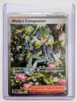 Pokemon TCG Mega Evolution: Wally’s Compassion SIR Rare Holo 186/132 Fresh Pull - Image 1