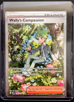 Pokemon TCG Mega Evolution: Wally’s Compassion SIR Rare Holo 186/132 Fresh Pull - Image 3