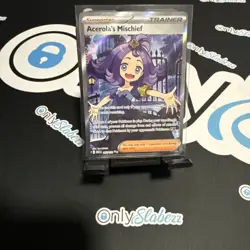 2025 Pokemon TCG Mega Evolutions - Acerola’s Mischief #165/132 - NM - Image 1