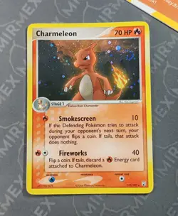 Pokemon Charmeleon 110/109 EX Team Rocket Returns English Holo - Image 2