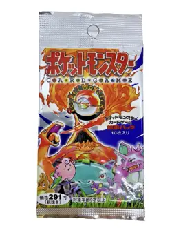 1996 Pokemon Japanese Factory Sealed Foil Pack 291 Yen Pocket Monsters - Image 1