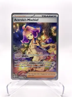 Pokemon Mega Evolution Acerola's Mischief Secret Illustration Rare #183/132 - Image 1