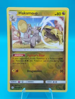 Hakamo-o 162/236 Sm-Cosmic Eclipse Pokemon TCG Reverse Holo Near Mint/Mint - Image 1