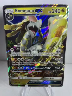 Pokemon Kommo-o GX 100/145 Ultra Rare SM Guardians Rising NM - Image 1